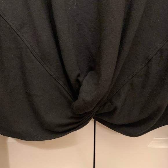 athleta front knot black top - Picture 3 of 6